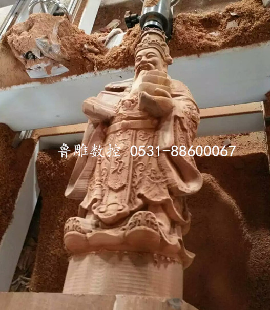三維立體雕刻機(jī)制作的財神雕像、觀音佛像